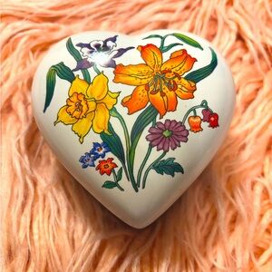 Vintage Otagiri Heart Trinket Dish | Japan